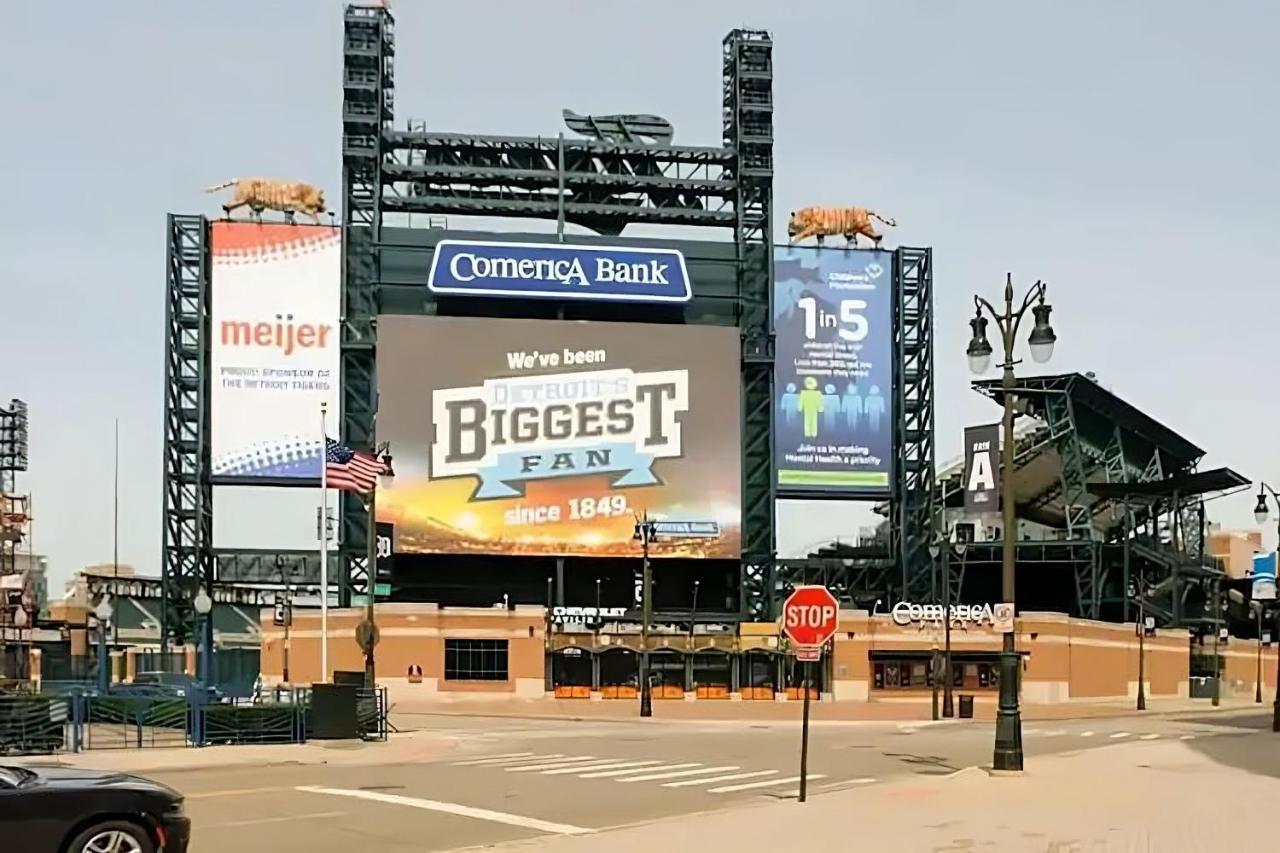 Perfect 1Br In Prime Location & View Of Stadiums Detroit Exteriör bild